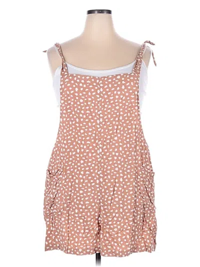 Pre-owned Aerie Romper In Brown
