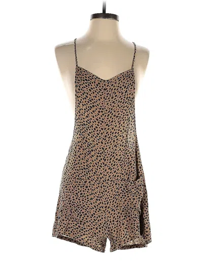 Pre-owned Aerie Romper In Brown