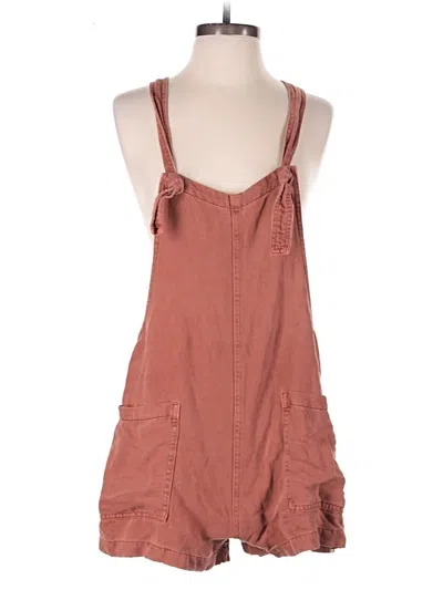 Pre-owned Aerie Romper In Brown