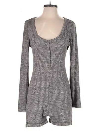 Pre-owned Aerie Romper In Gray