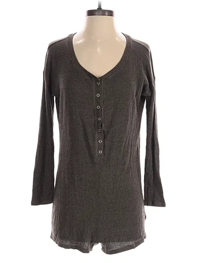 Pre-owned Aerie Romper In Gray