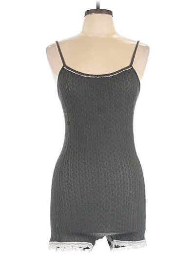 Pre-owned Aerie Romper In Gray