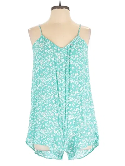 Pre-owned Aerie Romper In Teal