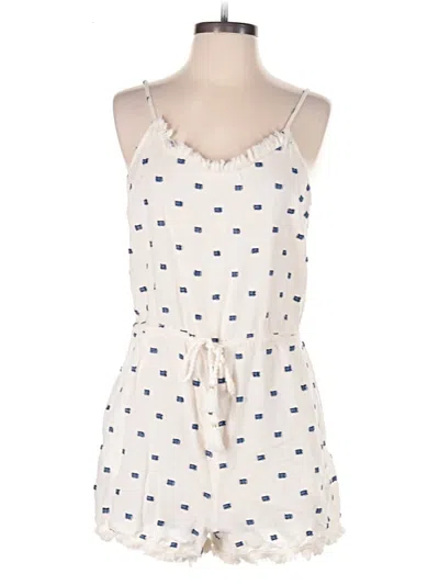 Pre-owned Aerie Romper In White