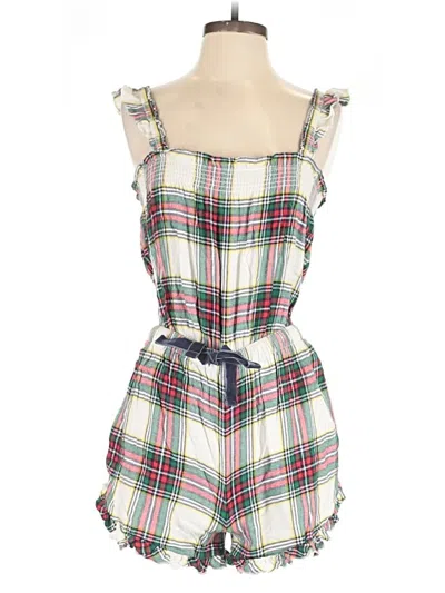 Pre-owned Aerie Romper In White