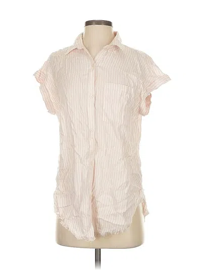 Pre-owned Aerie Short Sleeve Blouse In Pink