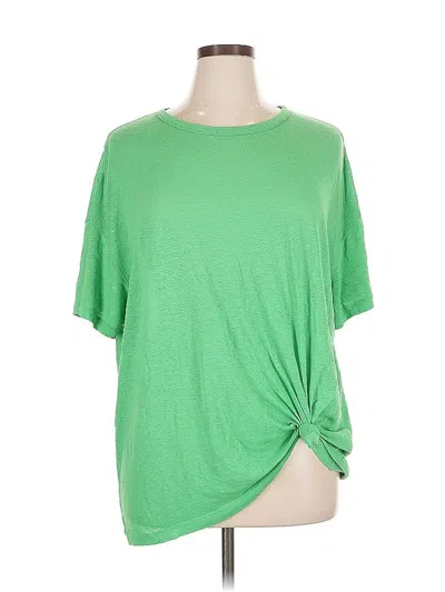 Pre-owned Aerie Short Sleeve T-shirt In Green