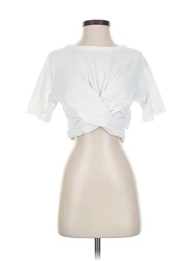 Pre-owned Aerie Short Sleeve T-shirt In White