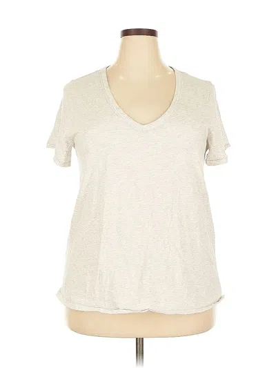 Pre-owned Aerie Short Sleeve T-shirt In White