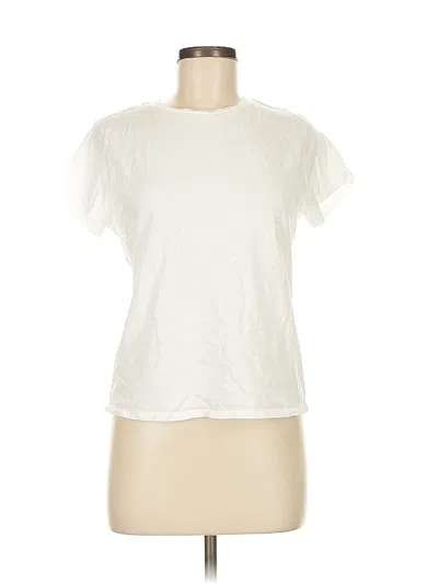 Pre-owned Aerie Short Sleeve T-shirt In White