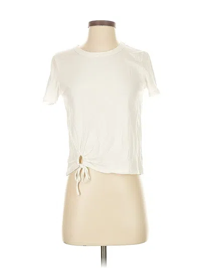 Pre-owned Aerie Short Sleeve T-shirt In White