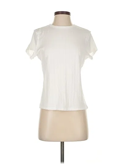 Pre-owned Aerie Short Sleeve T-shirt In White