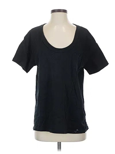 Pre-owned Aerie Short Sleeve T-shirt In Black