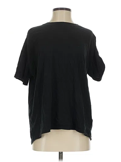 Pre-owned Aerie Short Sleeve T-shirt In Black