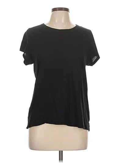 Pre-owned Aerie Short Sleeve T-shirt In Black