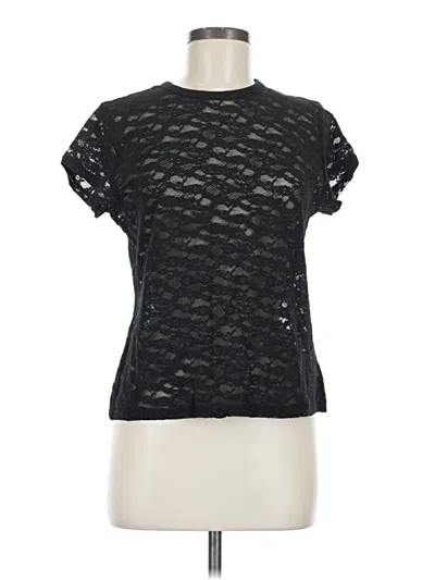 Pre-owned Aerie Short Sleeve T-shirt In Black
