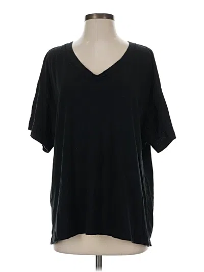 Pre-owned Aerie Short Sleeve T-shirt In Black