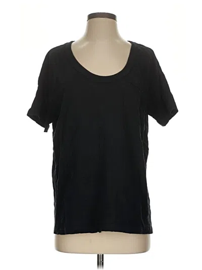 Pre-owned Aerie Short Sleeve T-shirt In Black