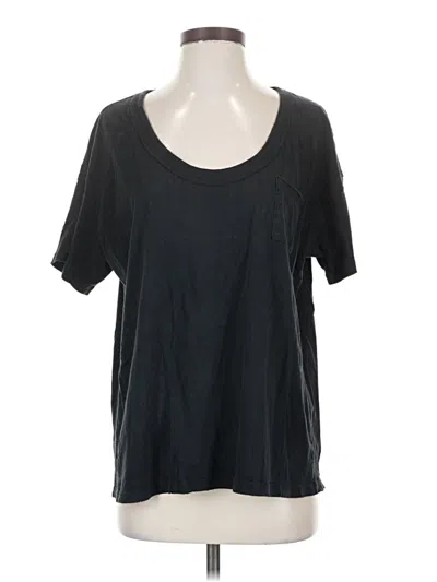 Pre-owned Aerie Short Sleeve T-shirt In Black