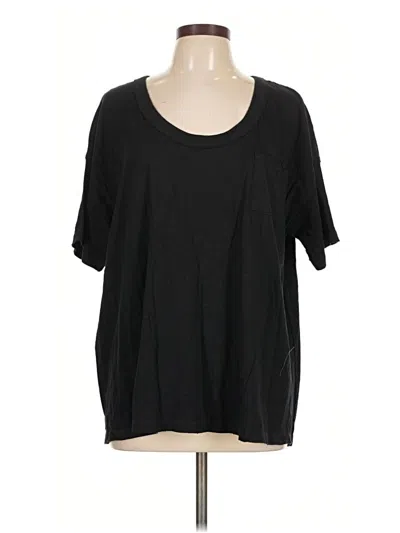Pre-owned Aerie Short Sleeve T-shirt In Black