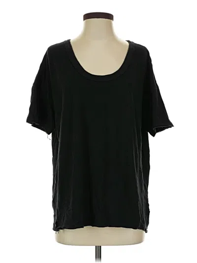 Pre-owned Aerie Short Sleeve T-shirt In Black