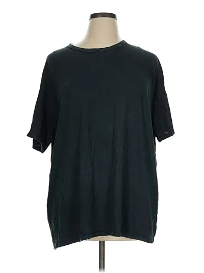 Pre-owned Aerie Short Sleeve T-shirt In Black