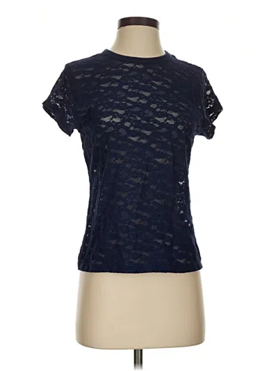 Pre-owned Aerie Short Sleeve T-shirt In Blue