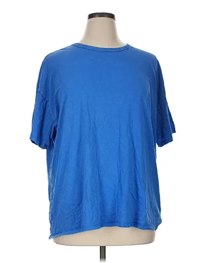 Pre-owned Aerie Short Sleeve T-shirt In Blue