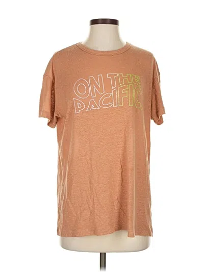 Pre-owned Aerie Short Sleeve T-shirt In Brown