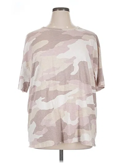 Pre-owned Aerie Short Sleeve T-shirt In Brown