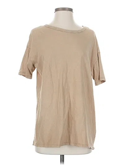 Pre-owned Aerie Short Sleeve T-shirt In Brown