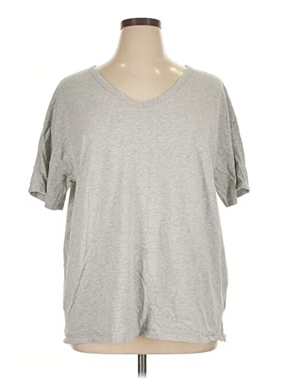 Pre-owned Aerie Short Sleeve T-shirt In Gray