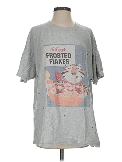 Pre-owned Aerie Short Sleeve T-shirt In Gray