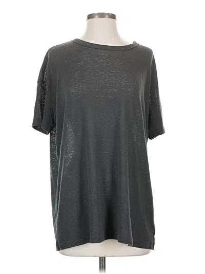 Pre-owned Aerie Short Sleeve T-shirt In Gray