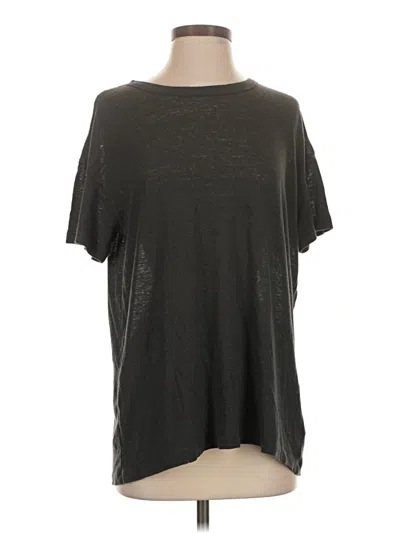 Pre-owned Aerie Short Sleeve T-shirt In Gray