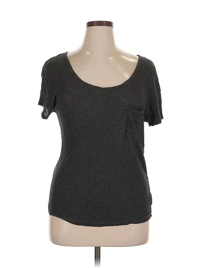 Pre-owned Aerie Short Sleeve T-shirt In Gray