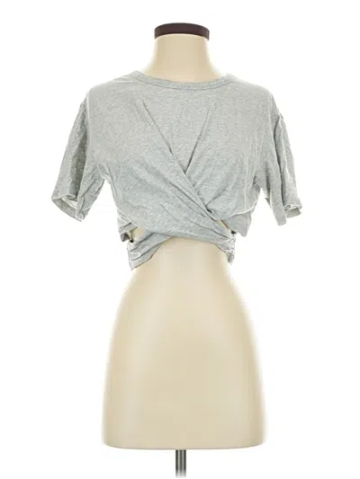 Pre-owned Aerie Short Sleeve T-shirt In Gray