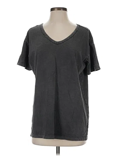 Pre-owned Aerie Short Sleeve T-shirt In Gray