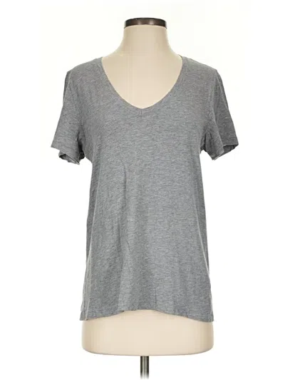 Pre-owned Aerie Short Sleeve T-shirt In Gray