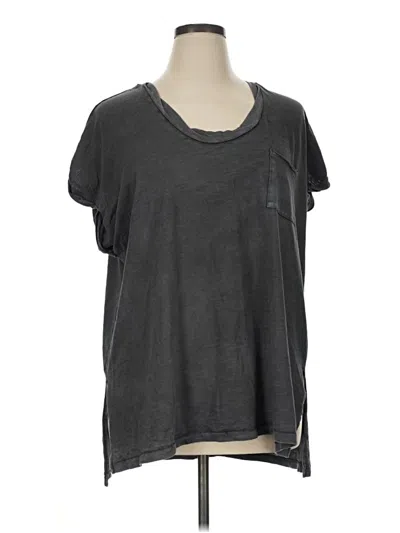 Pre-owned Aerie Short Sleeve T-shirt In Gray