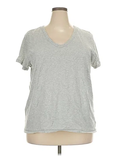 Pre-owned Aerie Short Sleeve T-shirt In Gray