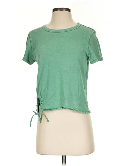 Pre-owned Aerie Short Sleeve T-shirt In Green