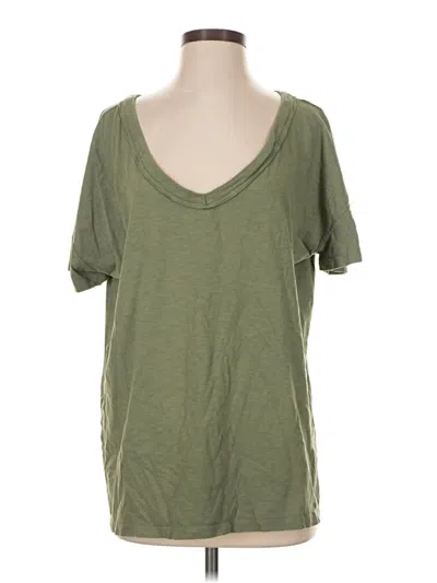 Pre-owned Aerie Short Sleeve T-shirt In Green