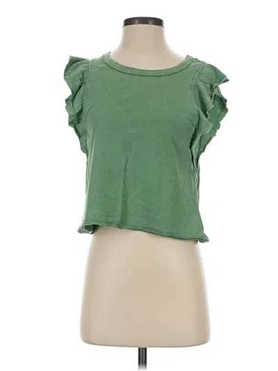 Pre-owned Aerie Short Sleeve T-shirt In Green