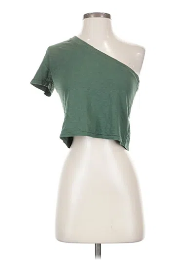Pre-owned Aerie Short Sleeve T-shirt In Green