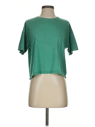 Pre-owned Aerie Short Sleeve T-shirt In Green