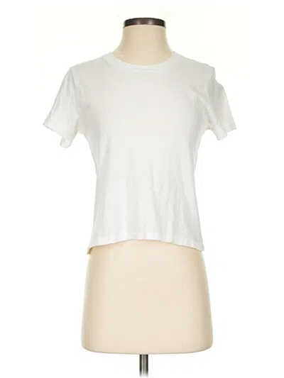 Pre-owned Aerie Short Sleeve T-shirt In Ivory