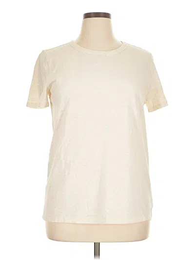 Pre-owned Aerie Short Sleeve T-shirt In Ivory