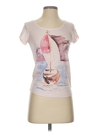 Pre-owned Aerie Short Sleeve T-shirt In Ivory