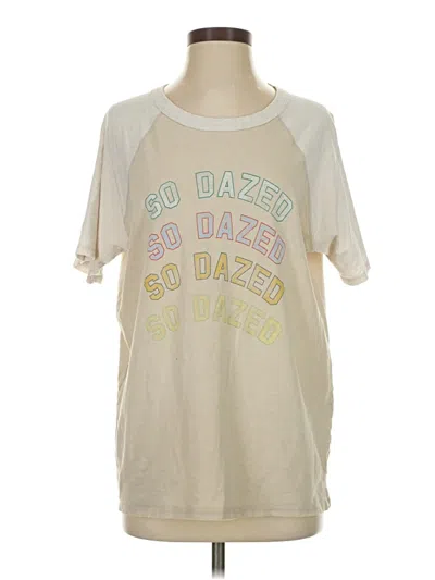 Pre-owned Aerie Short Sleeve T-shirt In Ivory